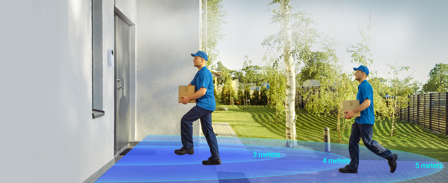 Rechargeable Battery-Powered Wi-Fi Doorbell Camera and Chime