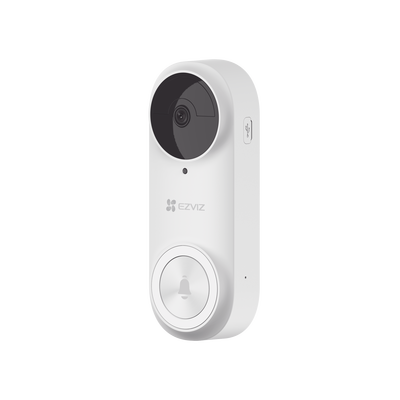 Rechargeable Battery-Powered Wi-Fi Doorbell Camera and Chime