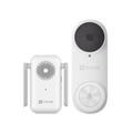 Rechargeable Battery-Powered Wi-Fi Doorbell Camera and Chime